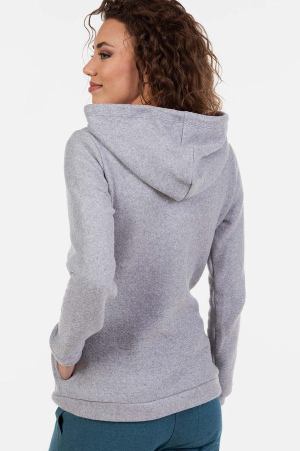 Fleece Umstands- und Stillhoodie