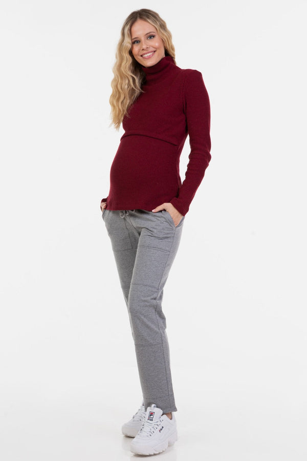 Umstands- und Stillpullover aus recycelter Baumwolle