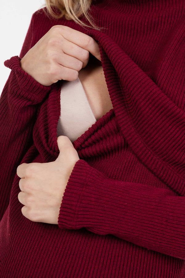 Umstands- und Stillpullover aus recycelter Baumwolle