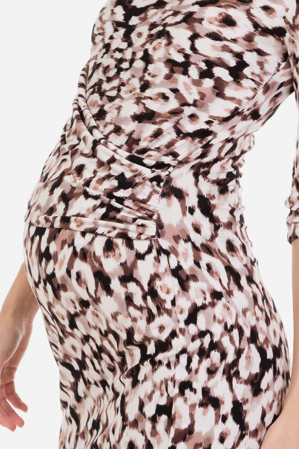 Umstands- und Stillkleid mit Raffungen