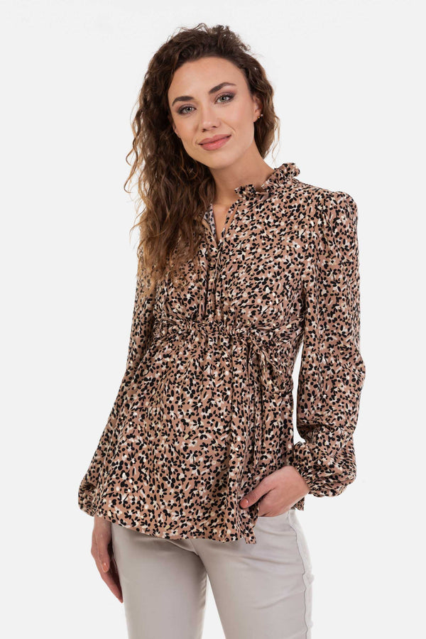 Glitzernde Umstands- und Stillbluse