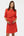 Umstands- und Still-Blusenkleid – Rot