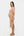 Tailliertes Umstands- & Stillkleid aus geripptem Baumwolljersey – Puderrosa