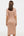 Tailliertes Umstands- & Stillkleid aus geripptem Baumwolljersey – Puderrosa