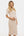 Tailliertes Umstands- & Stillkleid aus geripptem Baumwolljersey – Sand