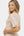 Tailliertes Umstands- & Stillkleid aus geripptem Baumwolljersey – Sand
