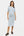 Tailliertes Umstands- & Stillkleid aus geripptem Baumwolljersey – Babyblau