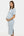 Tailliertes Umstands- & Stillkleid aus geripptem Baumwolljersey – Babyblau