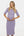 Tailliertes Umstands- & Stillkleid aus geripptem Baumwolljersey – Flieder
