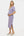 Tailliertes Umstands- & Stillkleid aus geripptem Baumwolljersey – Flieder
