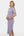 Tailliertes Umstands- & Stillkleid aus geripptem Baumwolljersey – Flieder