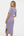 Tailliertes Umstands- & Stillkleid aus geripptem Baumwolljersey – Flieder
