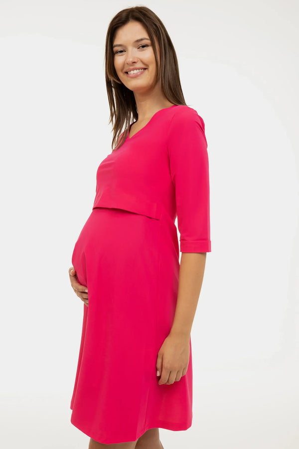 Umstands- und Stillkleid aus Travel-Jersey – Cyclam