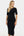 Figurbetontes langes Umstands- und Stillkleid – Navy