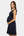 Elegantes Umstandskleid mit Raffung – Navy