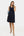 Elegantes Umstandskleid mit Raffung – Navy