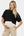 Umstandstop aus TENCEL™ Modal in Schwarz