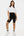 Kurze Umstandsleggings mit Goldakzent