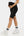 Kurze Umstandsleggings mit Goldakzent