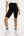 Kurze Umstandsleggings mit Goldakzent