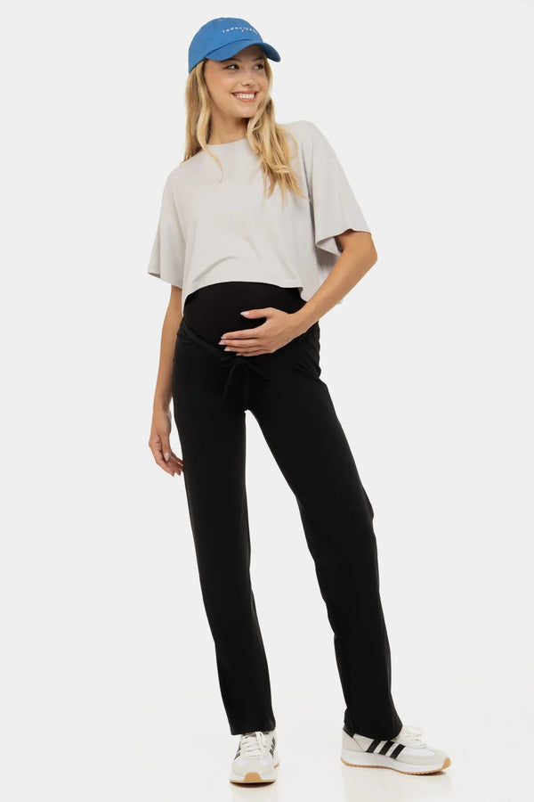 Umstandstop aus Tencel™ Modal in Hellgrau