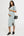 Tailliertes Umstands- & Stillkleid aus geripptem Baumwolljersey – Babyminze