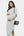 Tailliertes Umstands- & Stillkleid aus geripptem Baumwolljersey – Babyminze