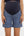 Umstandsshorts aus Leinenmix – Blau