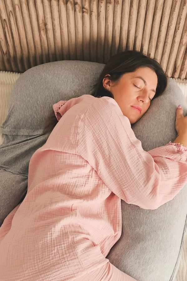 MamaToBe® 3-in-1 Schwangerschaftskissen mit Stillfunktion – Grau