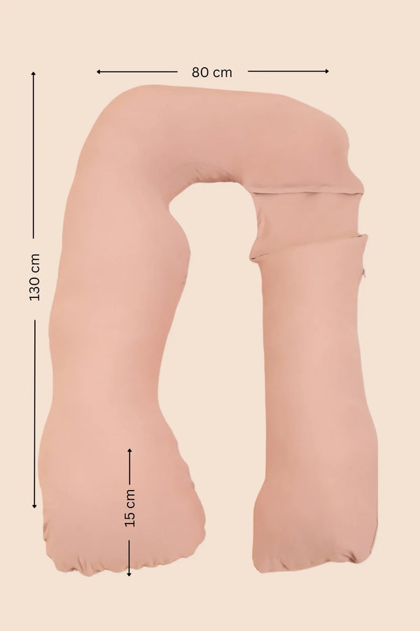 MamaToBe® 3-in-1 Schwangerschaftskissen mit Stillfunktion – Creme