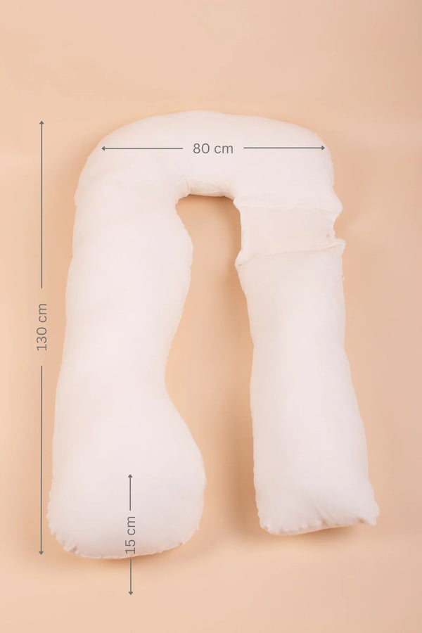 MamaToBe® 3-in-1 Schwangerschaftskissen mit Stillfunktion – Ecru