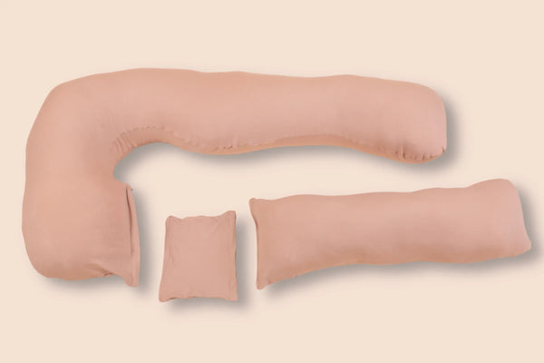 MamaToBe® 3-in-1 Schwangerschaftskissen mit Stillfunktion – Creme