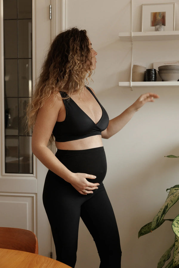 Schwarzer Umstands- und Still-BH – Soft Feel