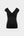 Elegante Umstandsbluse mit Knotendetail - Schwarz