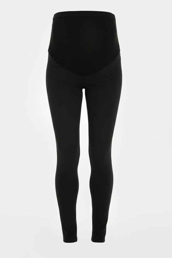 Essential Travel Umstandsleggings – Schwarz (2er-Pack)