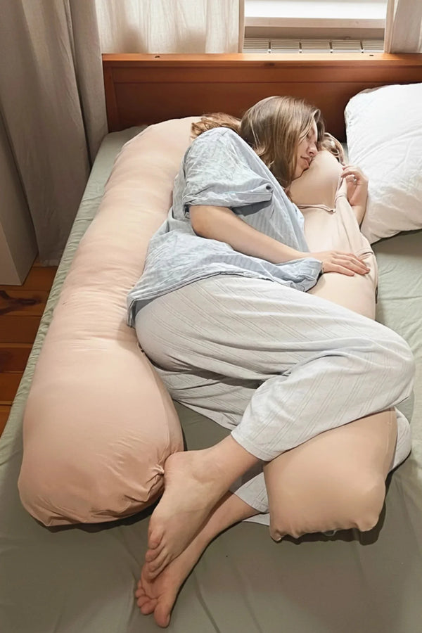 MamaToBe® 3-in-1 Schwangerschaftskissen mit Stillfunktion – Creme