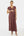 Umstands- und Stillkleid mit dekorativem Taillenband – Altrosa
