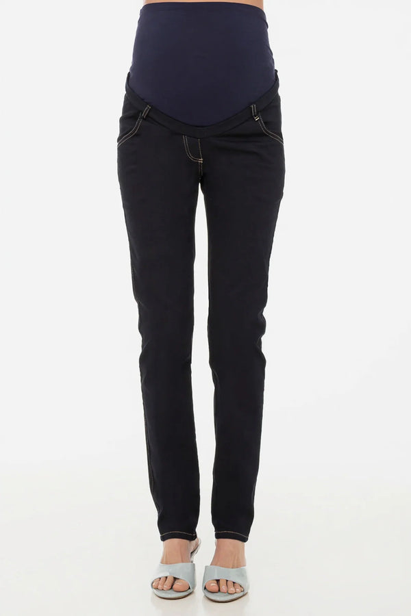 Stretch-Umstandsjeans – Dunkelblau