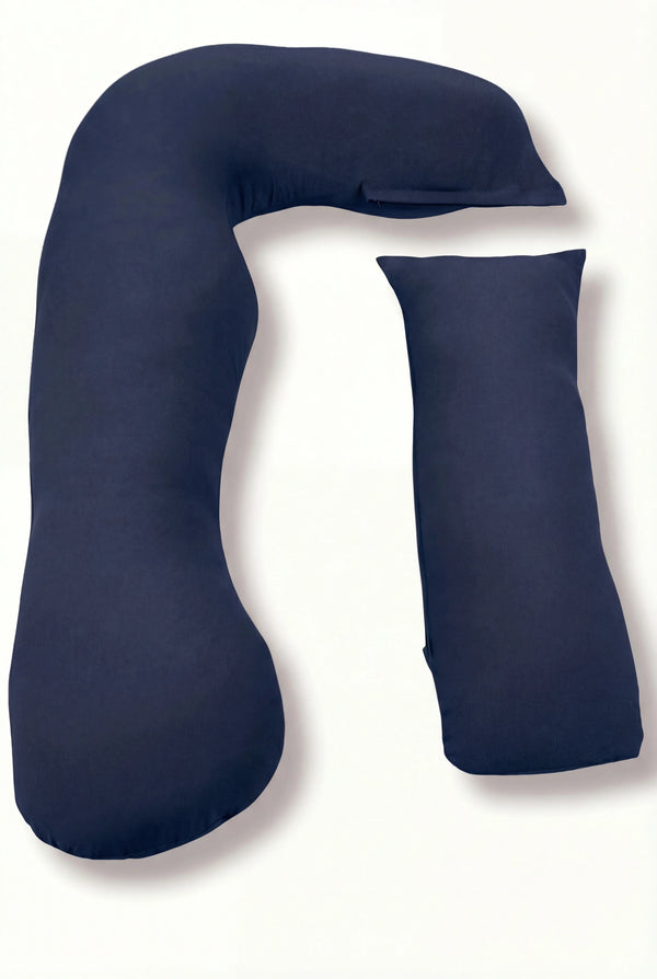 MamaToBe® 3-in-1 Schwangerschaftskissen mit Stillfunktion – Dunkelblau