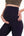 Umstands-Leggings aus Jersey mit gebürsteter Innenseite – Dunkelblau