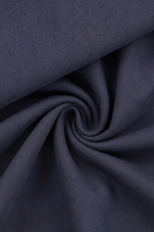 Elegante Umstandshose aus Punto-Twill – Dunkelblau