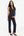 Elegante Umstandshose aus Punto-Twill – Dunkelblau