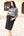 2-in-1 Umstands- und Stillkleid – Blau