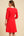 Umstands- und Stillkleid aus Baumwolle – Rot