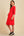 Umstands- und Stillkleid aus Baumwolle – Rot