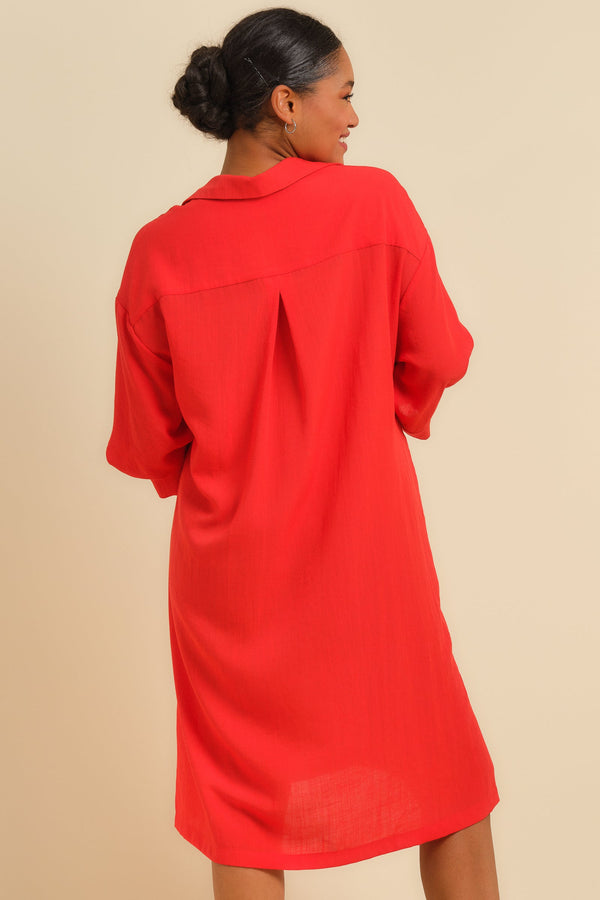 Umstands- und Stillkleid mit Bindegürtel