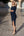 Figurbetontes Umstands- und Stillkleid mit Schlitz - Navy