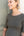 Tailliertes Umstands- & Stillkleid aus geripptem Baumwolljersey – Khaki