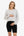 Doppellagige, weiche Umstandsleggings – Schwarz