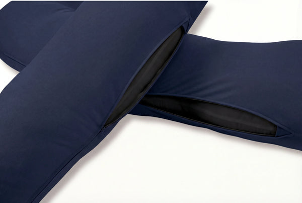 MamaToBe® 3-in-1 Schwangerschaftskissen mit Stillfunktion – Dunkelblau
